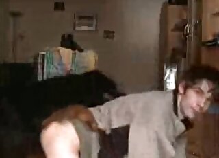 Lustful animal gets to fuck a kinky young dude